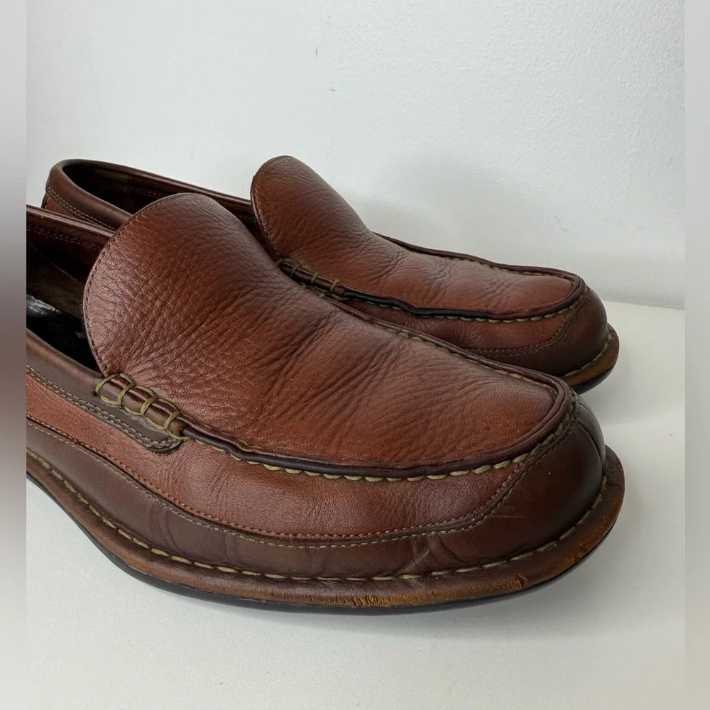 Timberland Smart Comfort System Brown Leather Loafer Shoe Dress Casual Men 10